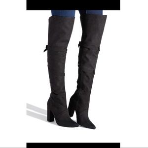 Thigh High Heeled Boots